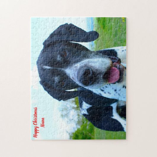 Engelse Pointer. Legpuzzel (Verticaal)