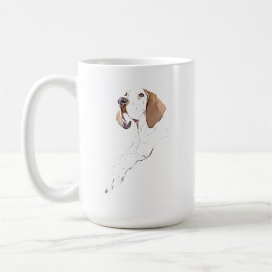 Engelse Pointer Mok – Hond Moeder Koffiemok (Links)