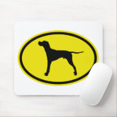 Engelse pointer muismat (Met muis)