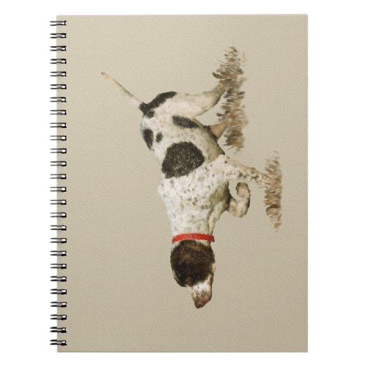 Engelse pointer notitieboek (Voorkant)