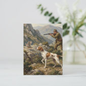 Engelse Pointer, Patrijshond Briefkaart (Staand voorkant)