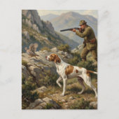 Engelse Pointer, Patrijshond Briefkaart (Voorkant)