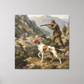 Engelse Pointer, Patrijshond Canvas Afdruk (Voorkant)