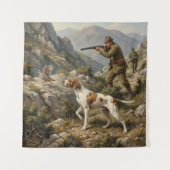 Engelse Pointer, Patrijzenjacht Wandkleed (Voorkant)