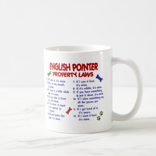 ENGELSE POINTER Property Laws 2 Koffiemok (Rechts)