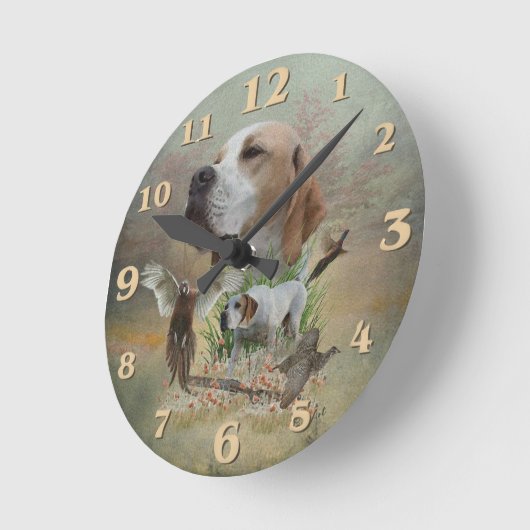 Engelse Pointer Ronde Klok (Hoek)