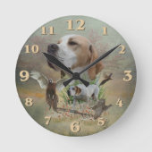 Engelse Pointer  Ronde Klok (Voorkant)