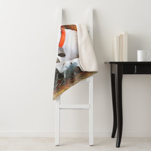 Engelse pointer sherpa deken (In situ)