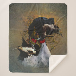 Engelse pointer sherpa deken