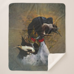 Engelse pointer sherpa deken