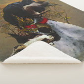 Engelse pointer sherpa deken (3/4)