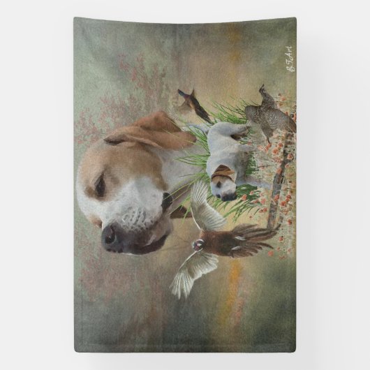 Engelse Pointer Spandoek (Verticaal)