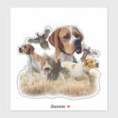 Engelse Pointer  Sticker (Vel)