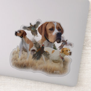 Engelse Pointer Sticker