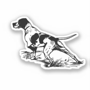 Engelse pointer sticker