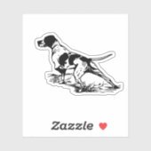 Engelse pointer sticker (Vel)