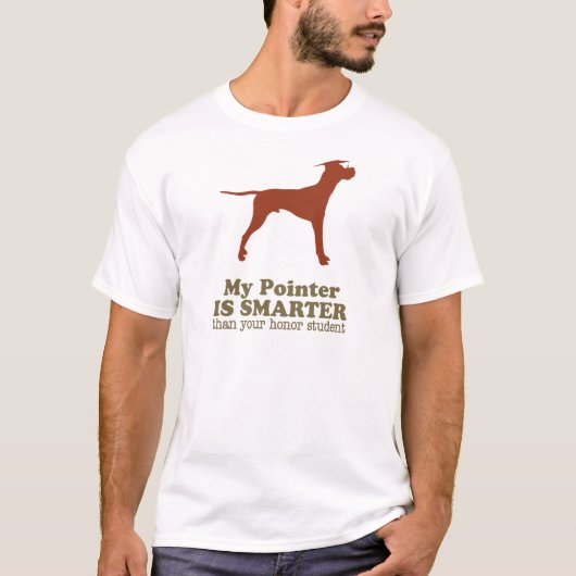 Engelse pointer t-shirt (Voorkant)