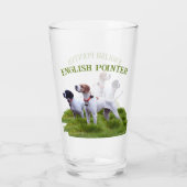 Engelse pointer, vogeljacht glas (Achterkant)