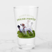 Engelse pointer, vogeljacht glas (Voorkant)
