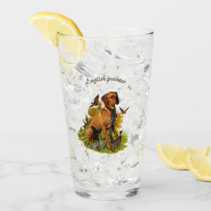 Engelse pointer, vogeljacht glas