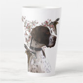 Engelse pointer, vogeljacht latte mok (Voorkant)