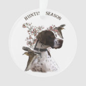 Engelse pointer, vogeljacht ornament (voorkant)