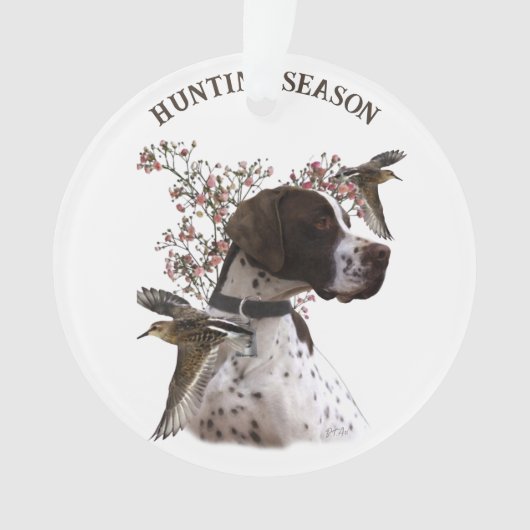 Engelse pointer, vogeljacht ornament (voorkant)