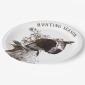 Engelse pointer, vogeljacht papieren bordje (Gekanteld)