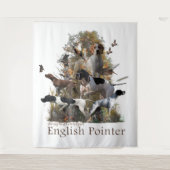 Engelse pointer wandkleed (Voorkant)