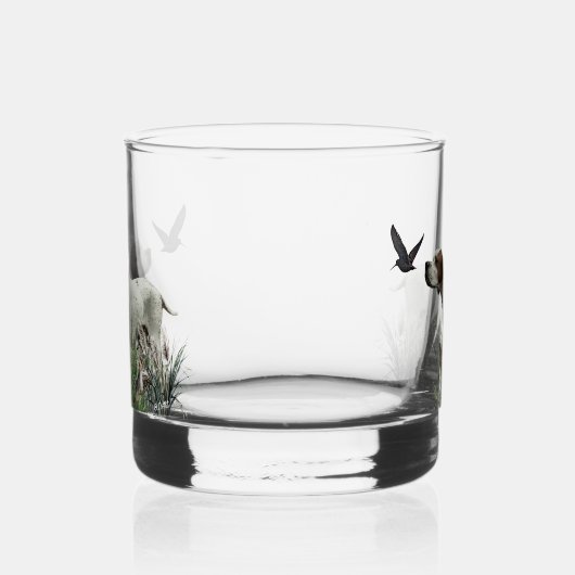 Engelse pointer whisky glas (Links)