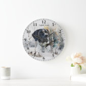 Engelse Pointer, Woodcock Hunting Season, Kunst Grote Klok (Huis)