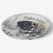 Engelse Pointer, Woodcock Hunting Season, Kunst Papieren Bordje (Gekanteld)