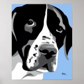 Engelse Pointerhond Poster (Voorkant)