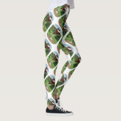 Engelse pouter duif met bergen leggings (Rechts)