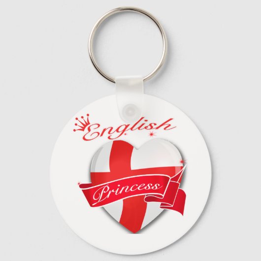 Engelse prinses sleutelhanger (Voorkant)