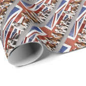 Engelse puppies cadeaupapier (Rol Hoek)