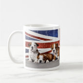 Engelse puppies koffiemok (Links)