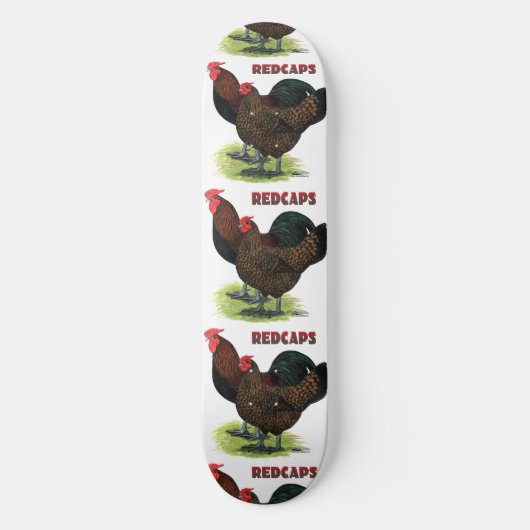 Engelse redcaps persoonlijk skateboard (Voorkant)