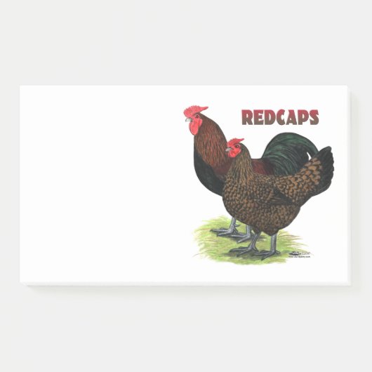 Engelse redcaps post-it® notes (Voorkant)
