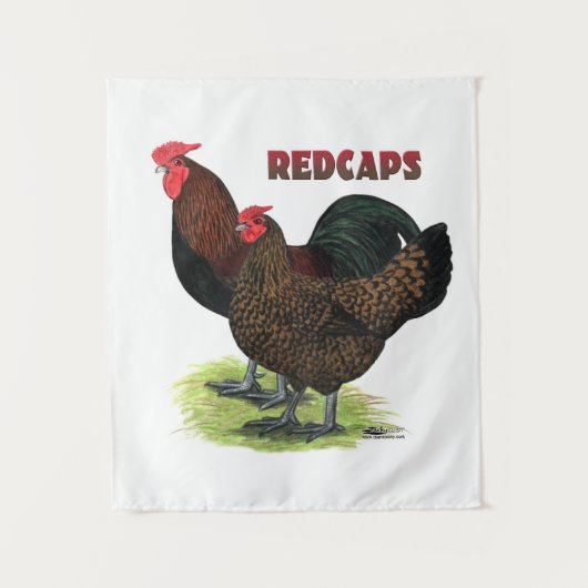 Engelse redcaps wandkleed (Voorkant)