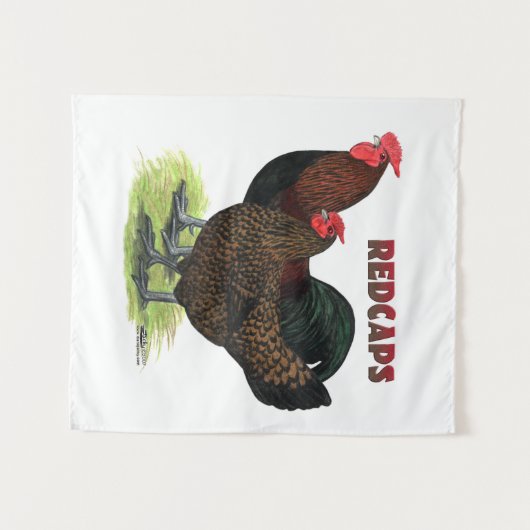 Engelse redcaps wandkleed (Voorkant (horizontaal))