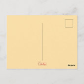 Engelse Roos Briefkaart (Achterkant)