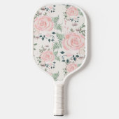 Engelse Roos Garden Botanical Pickleball Paddle (Achterkant)