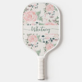 Engelse Roos Garden Botanical Pickleball Paddle (Voorkant)