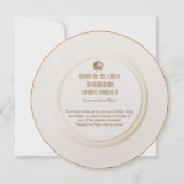 Engelse Roos Garden Party High Tea Uitnodiging (Achterkant)