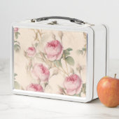 Engelse Rozen Metal Lunchbox (In situ)