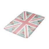 Engelse Rozen Union Jack Flag Badmat (Gekanteld)