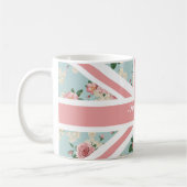Engelse Rozen Union Jack Flag Koffiemok (Links)