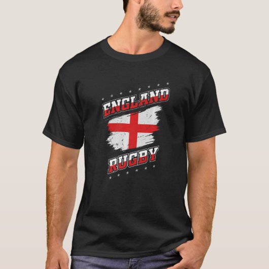 engelse rugbyspeler en Engeland Rugby of engels T-shirt (Voorkant)