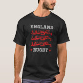engelse rugbyspeler en Engeland Rugby of engels T-shirt (Voorkant)